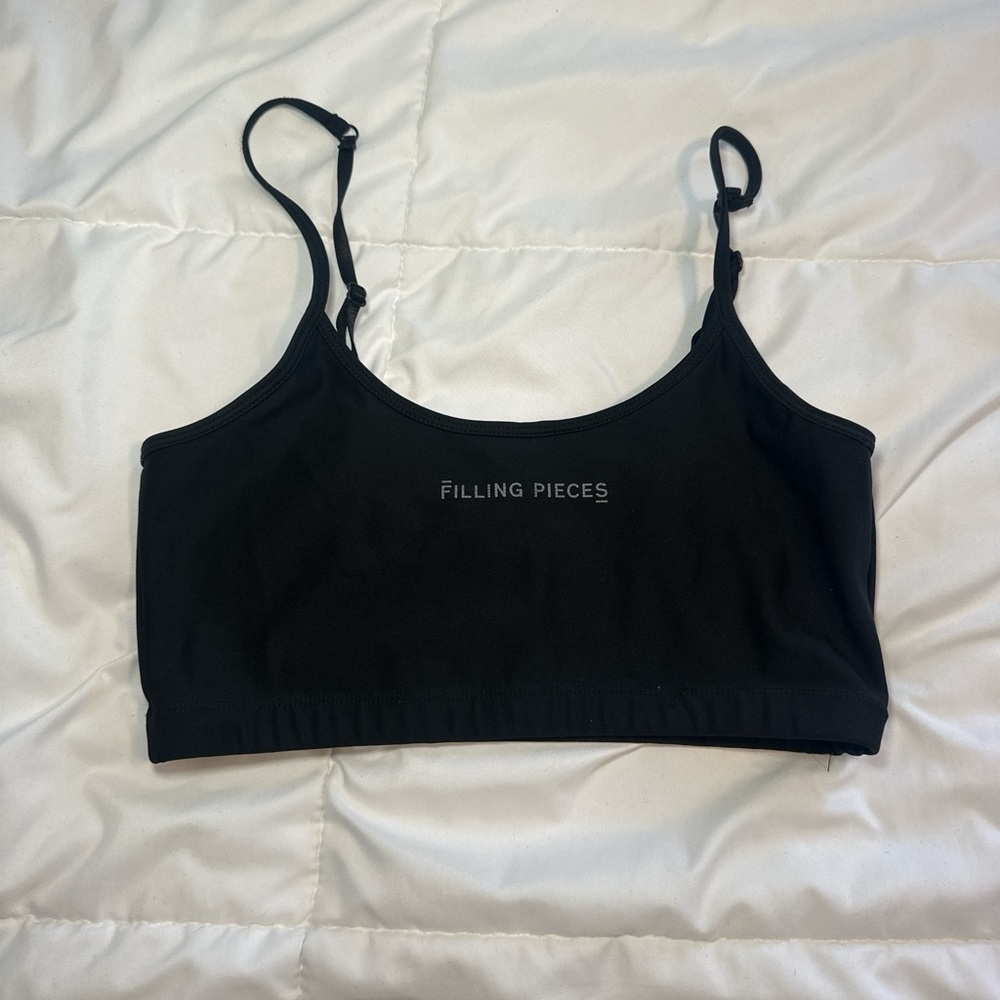 Filling Pieces Black Crop Top